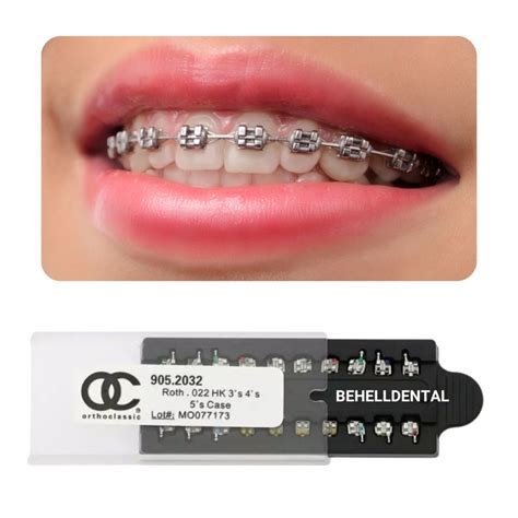 bracket metal orthoclasic gigi|Orthodontic Metal Brackets .